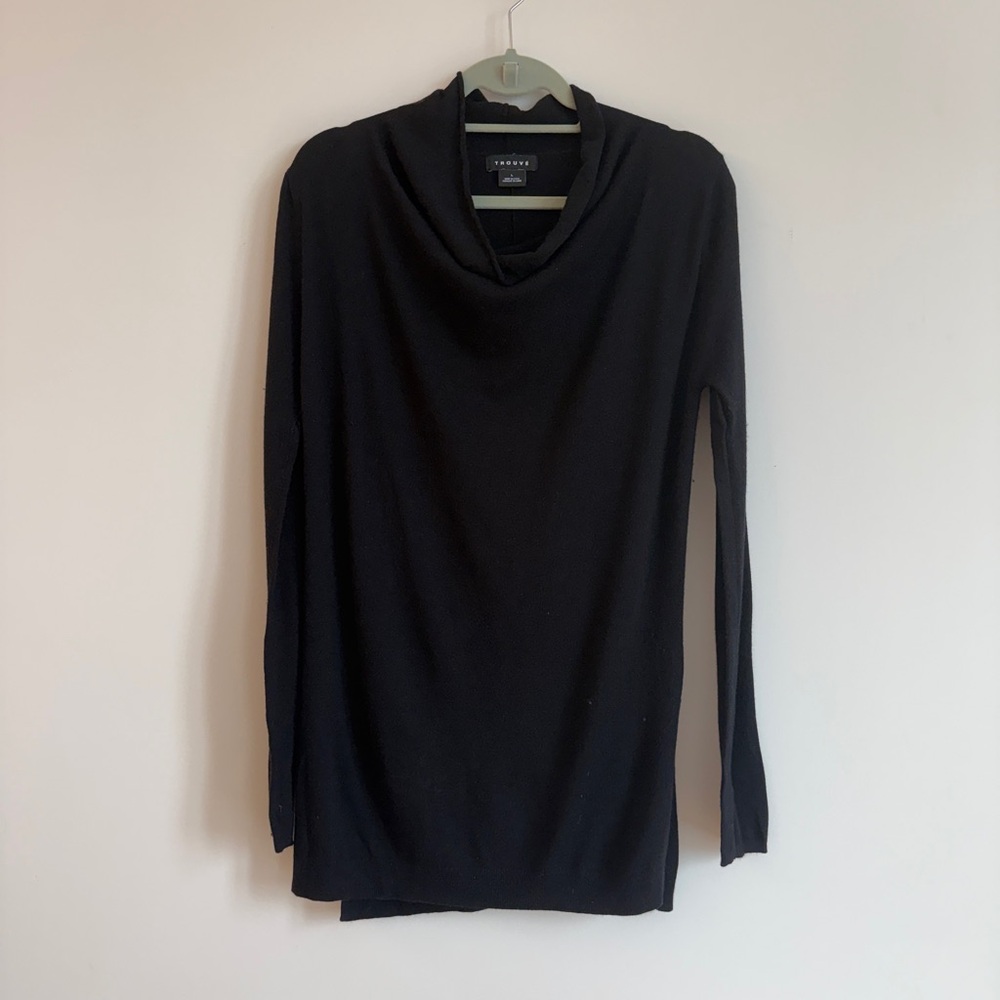 Black Trouvé sweater 10% Angora Rabbit Hair - Picture 5 of 7